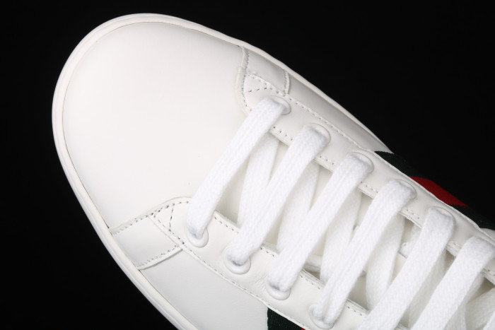 G*u*i ace embroidered low-top sneaker white with bee ‎429446 02jp0 9064