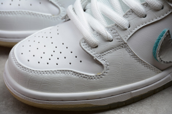 nike sb dunk low Di*m*nd s*pply co white Di*m*nd bv1310-100