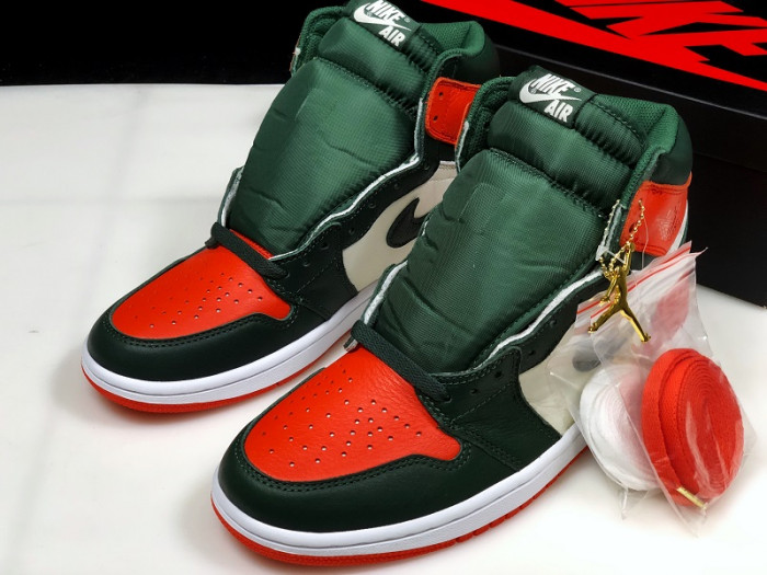 SoleFly x Air Jordan 1 Retro High OG Sail/Fir-Team Orange AV3905-138