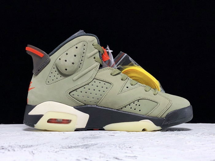 Travis Scott x Air Jordan 6 “Medium Olive” CN1084-200