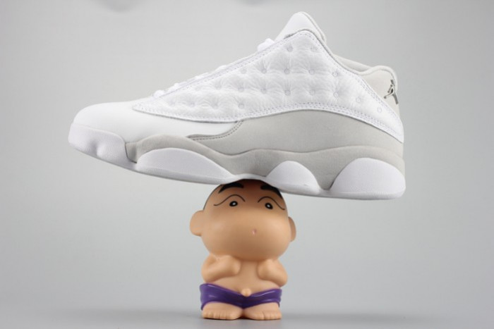 Air Jordan 13 Low“Pure Money” white mens 310810-100
