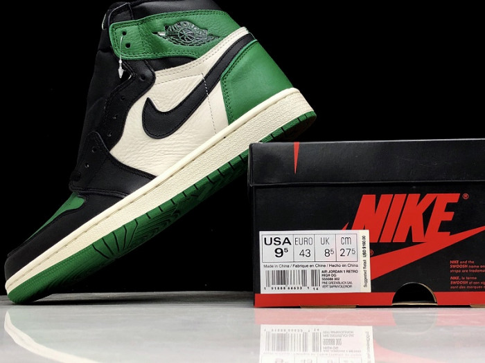 Air Jordan 1 High OG NRG Pine Green/Sail-Black 555088-302