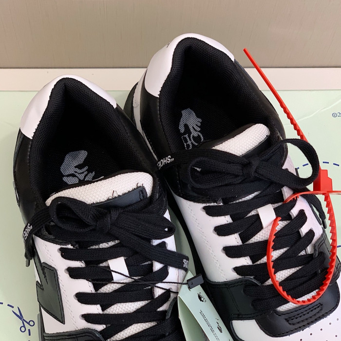 OFF WHITE™ C/O VIRGIL ABLOH OUT OF OFFICE LOW-TOP LEATHER SNEAKERS "OOO"