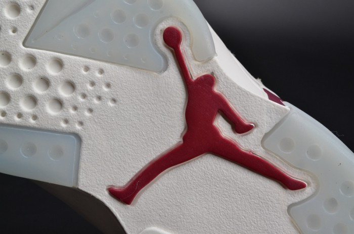 Air Jordan 6 Retro “Maroon” white 384664-116