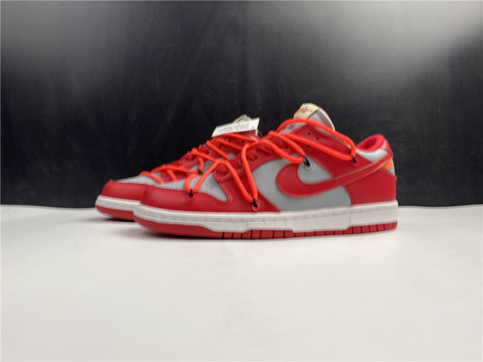 OFF-WHITE x Dunk Low ''University Red'' CT0856-600