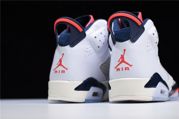 Air Jordan 6 Retro Tinker White/Infrared 23-Neutral Grey-Sail 384664-104