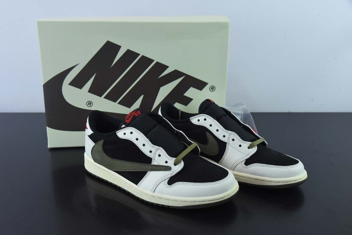 Travis Scott x Air Jordan Air Jordan 1 Retro Low OG Olive DZ4137-106
