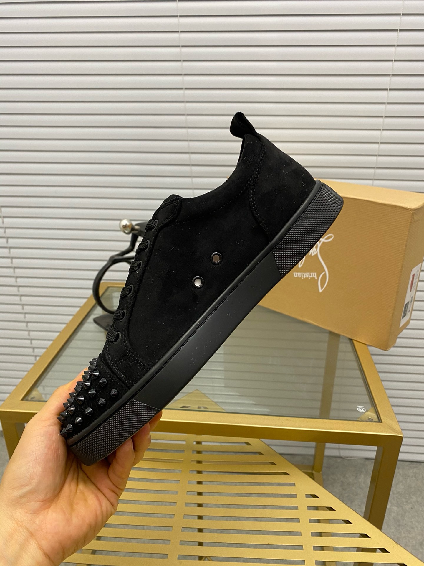 Ch**an louboutin l0*is junior spikes